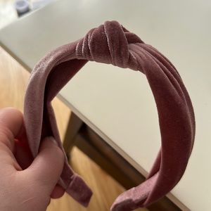 Velvet Dusty Mauve Headband
